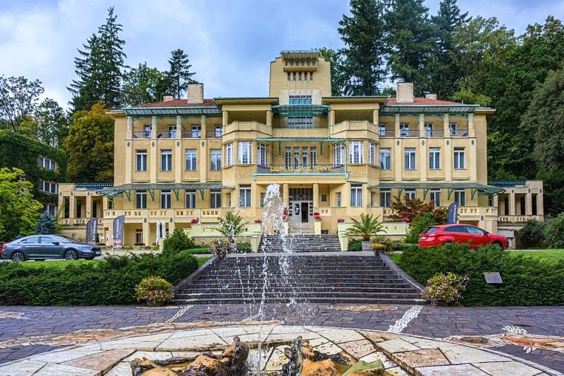 Luhacovice,,Czechia,-,September,14,,2025:,Luhacovice,,Picturesque,Spa,Town