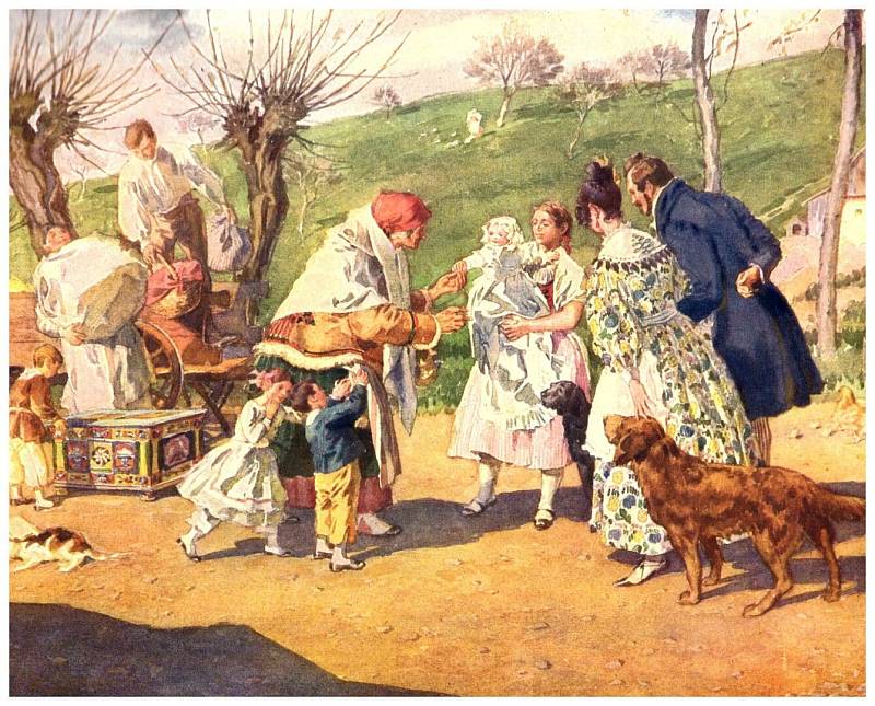 Ilustrace Adolfa Kašpara z roku 1924