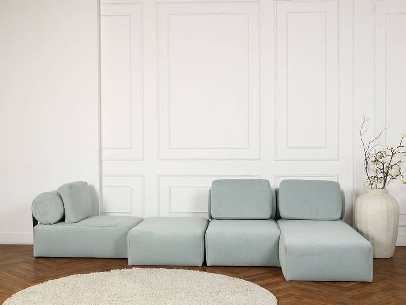 Discover,Our,Modern,Modular,Sofas,In,Soft,Blue,Fabric,,Perfect