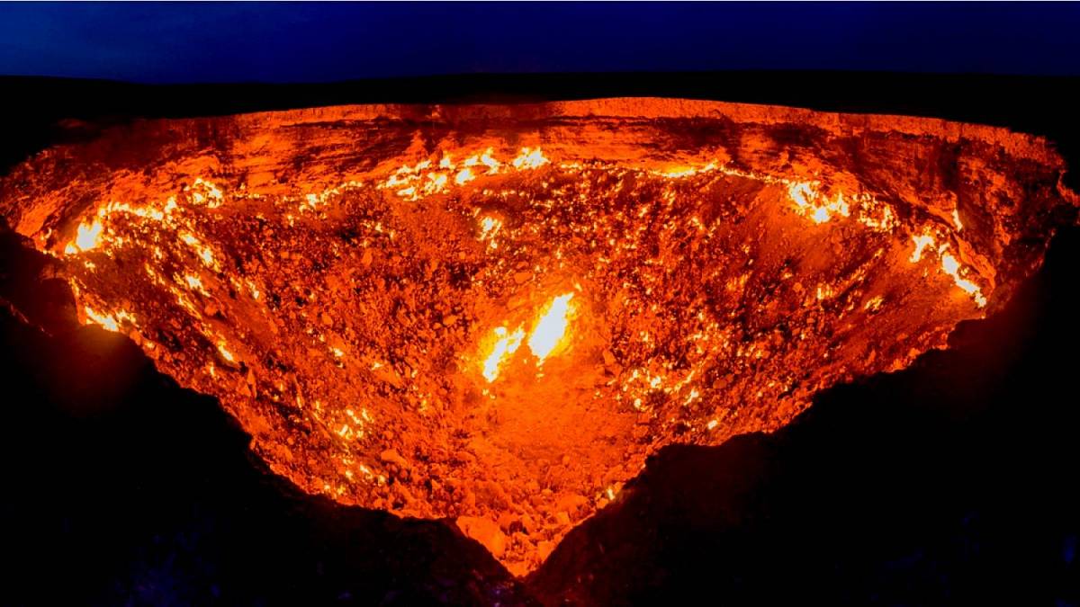 Peklo existuje, a to v Turkmenistánu: Derwerzní kráter