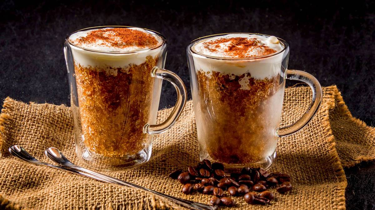 Italská kávová granita s amarettem Italská kávová granita s amarettem