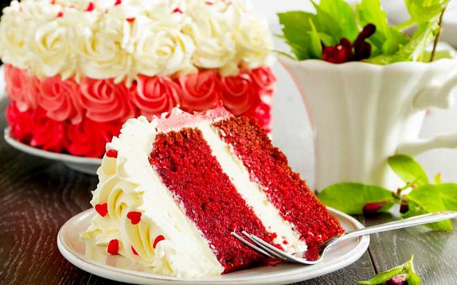 Červený RED VELVET – recept na netradiční dort