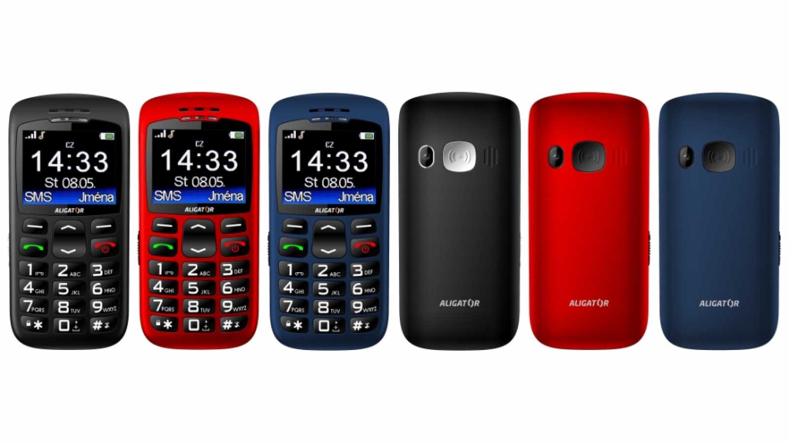 Ideální telefon pro seniory. Aligator je jednoduchý na ovládání a stojí tisícovku Ideální telefon pro seniory. Aligator je jednoduchý na ovládání a stojí tisícovku