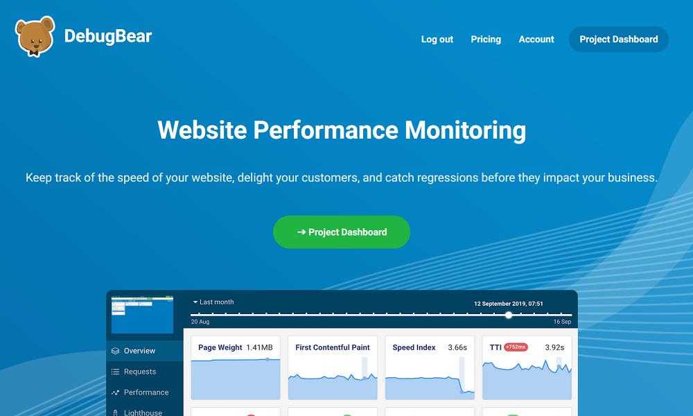 DebugBear, převratný nástroj pro monitorování vašeho webu
